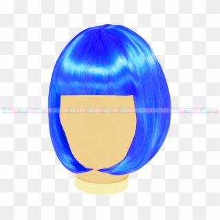 Granmark Peluca Bob Azul 3/1 - Lace Wig, HD Png Download