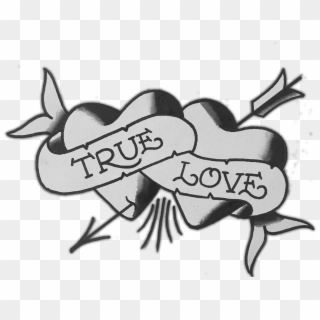 Contact - - True Love Tattoo Png, Transparent Png