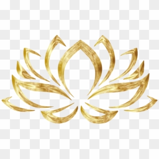 Medium Image - Gold Lotus Flower Png, Transparent Png