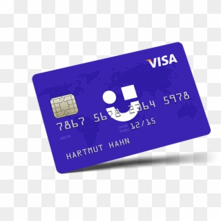 Userlane Credit Card Visa Card Userlane Purple Creditcard - Graphic Design, HD Png Download