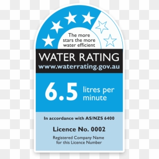 Water Rating Label - Wels Water Rating Label, HD Png Download