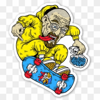 Walter White Skate - Stickers Skateboard, HD Png Download