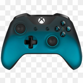 blue and black xbox controller