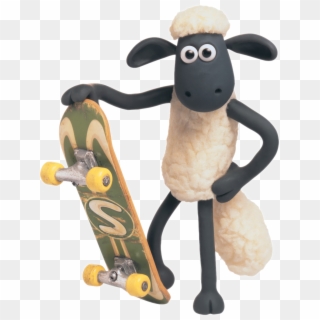 Shaun The Sheep - Shaun The Sheep Skateboard, HD Png Download