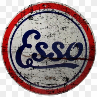 Vintage Esso Gasoline Sign Oil Gas Signs Pinterest, HD Png Download