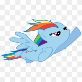 Download Rainbow Dash Flying Png Hd - My Little Pony Rainbow Dash Flying, Transparent Png