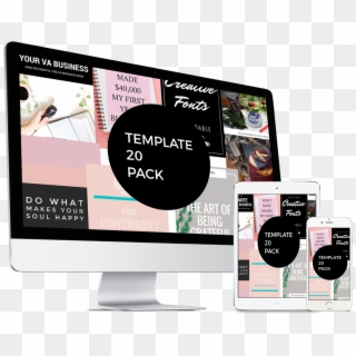 Pinterest Template 10 Pack - Online Advertising, HD Png Download