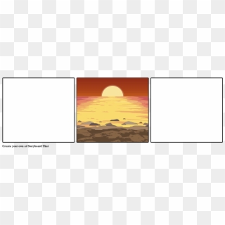 Romantic Sunrise Or Sunset - Illustration, HD Png Download