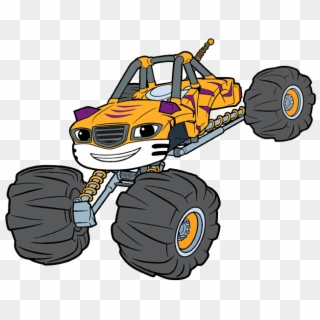 blaze and the monster machines super tiger stripes