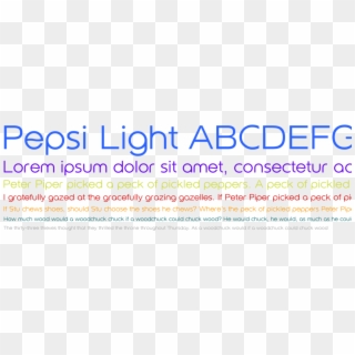 Font Ban Pepsi Png Font Ban Pepsi - Pepsi, Transparent Png