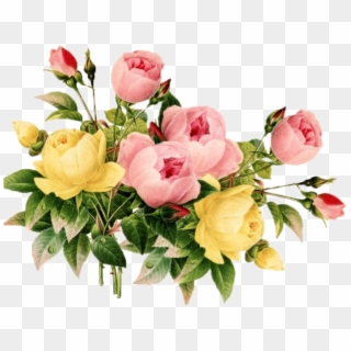 Vintage Flower Clipart Png Best Flowers Pinterest For - Vintage Flowers Clipart Png, Transparent Png
