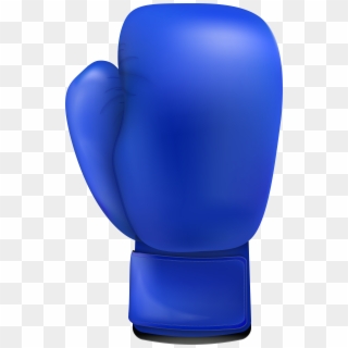 Blue Boxing Glove Png Clip Art - Blue Boxing Glove Png, Transparent Png