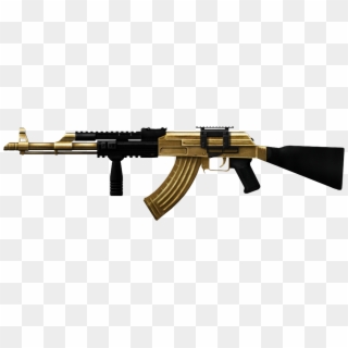 The Gallery For > Gold Ak 47 Png - Ak47 Png, Transparent Png