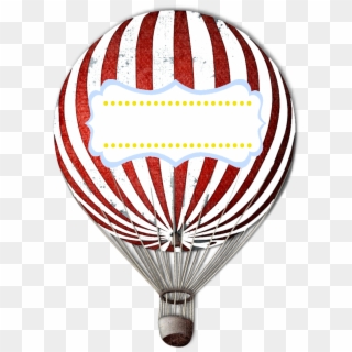 Drawn Hot Air Balloon Flag - Hot Air Balloons Printable Free, HD Png Download
