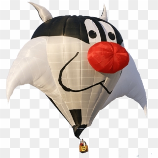 Cat Hot Air Balloon - Cartoon Images Of Hot Air Balloons, HD Png Download
