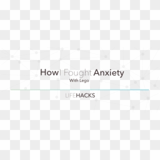 Life Hacks How I Fought Anxiety With Lego - Triangle, HD Png Download