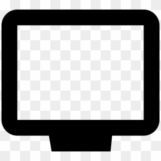 Vector - Desktop Icon Png Black, Transparent Png