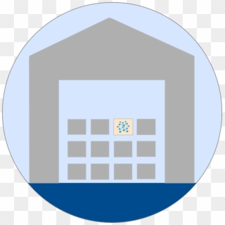 Almacén - Warehouse Icon Png Red, Transparent Png
