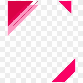 Triangle Pink Computer File Transprent Download Ⓒ - Triangle Border Png, Transparent Png