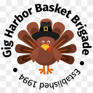 25th Annual Thanksgiving Basket Brigade - Cartoon, HD Png Download