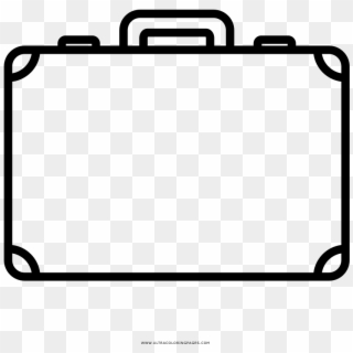Suitcase Coloring Page - Soccer Field Outline, HD Png Download