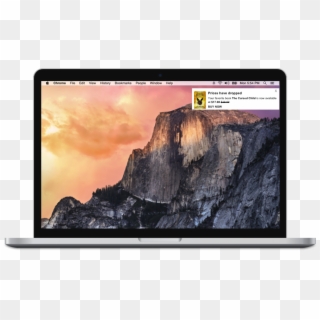 Browser Price Drop - Mac Osx Wallpaper Hd, HD Png Download