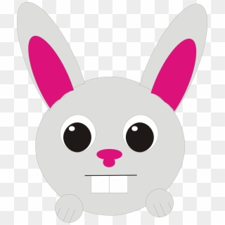 Animal Rabbit Head - Rabbit Head Clip Art, HD Png Download