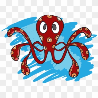 This Free Icons Png Design Of Octopus Drawing - Octopus, Transparent Png