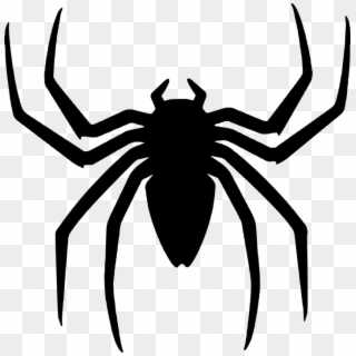 Araña Halloween Png - Spiderman Back Spider Logo, Transparent Png