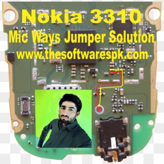 Nokia 3310 Mic Ways Jumper Solution - Electronic Component, HD Png Download