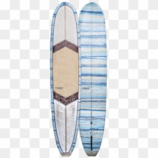 A Traditional Longboard Shape With A Wide Nose And - Surfboard, HD Png Download