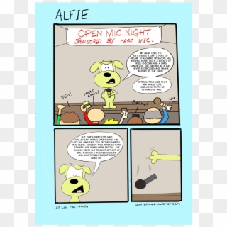 Vegan Alfie Dog Cartoon Strip 30 Day Challenge Day - Cartoon Vegan Dog, HD Png Download