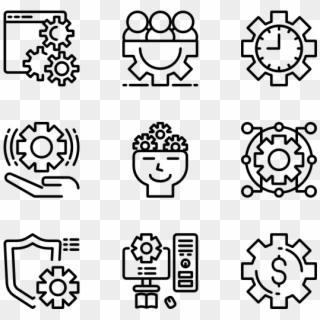 Gear - Infographic Icons Free, HD Png Download