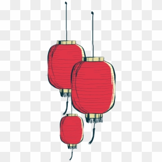 Paper Lantern Painted Chinese Transprent Png Free - Chinese Lantern Vector Png, Transparent Png