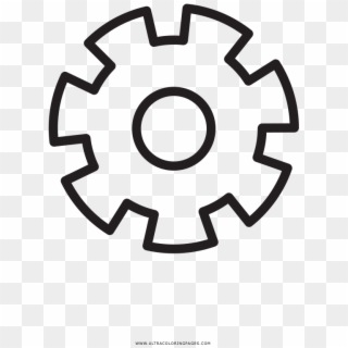 Gear Coloring Page - Icon, HD Png Download