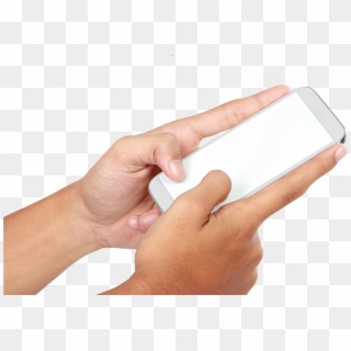 Svg Black And White Google Images Gesture A Cell Phone - Manos Sosteniendo Un Celular, HD Png Download