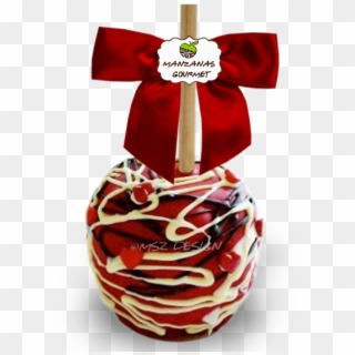 Manzana Envuelta De Caramelo Con Capa De Chocolate - Manzanas Con Chocolate Para San Valentin, HD Png Download