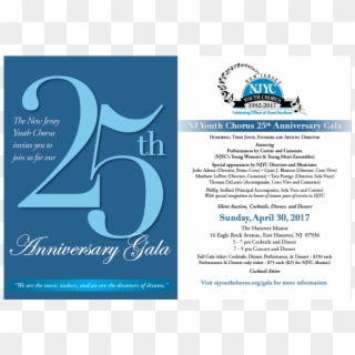 Njyc 25th Anniversary Gala - 25th Anniversary Celebration Dinner, HD Png Download