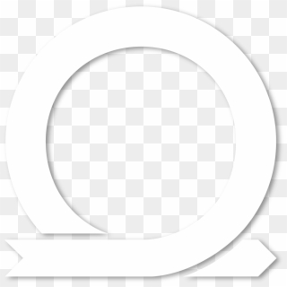 Omnium White Logo Shadow - Circle, HD Png Download