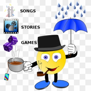 Imade Dun Emoticono Ingles - Tea Rainy Day Good Morning, HD Png Download