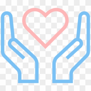 Icon Hand Heart Png , Png Download - Icon Hand And Heart, Transparent Png