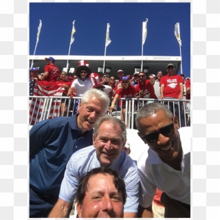 File - Phil Mickelson Selfie W Presidents, HD Png Download