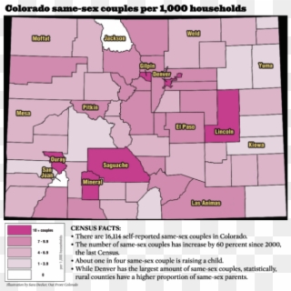 The Number Of Self-reported Gay And Lesbian Colorado - Colorfulness, HD Png Download