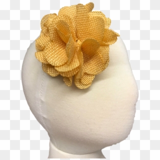 Soft Burlap Flower Clip - Headpiece, HD Png Download