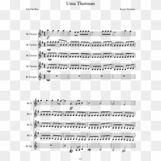 Sheet Music Made By Sierra - Britney Spears Criminal Notes, HD Png Download