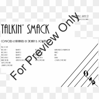 Click To Expand Talkin' Smack Thumbnail - Archers Of The Forbidden Forest Sheet Music Piano, HD Png Download