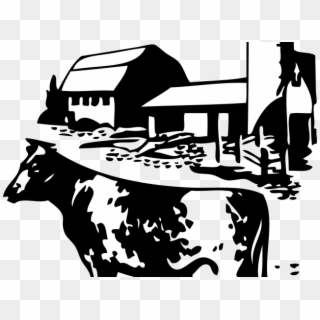 Free Barn Clipart - Dairy Farm Shirt Design, HD Png Download