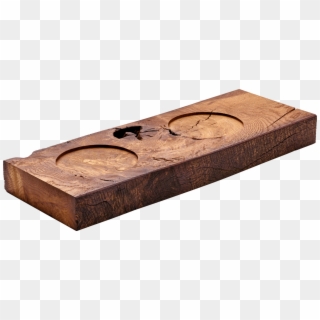 Presenter Old Wood Cm With 2 Recesses - Wood, HD Png Download