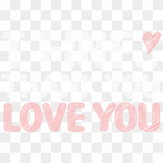 Thank You Love You - Heart, HD Png Download