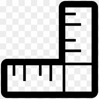 Png File - Right Angle Ruler Icon, Transparent Png